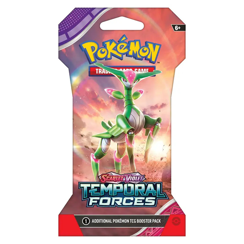 Pokemon TCG Scarlet & Violet Temporal Forces Sleeved Booster Pack (10 Cards)