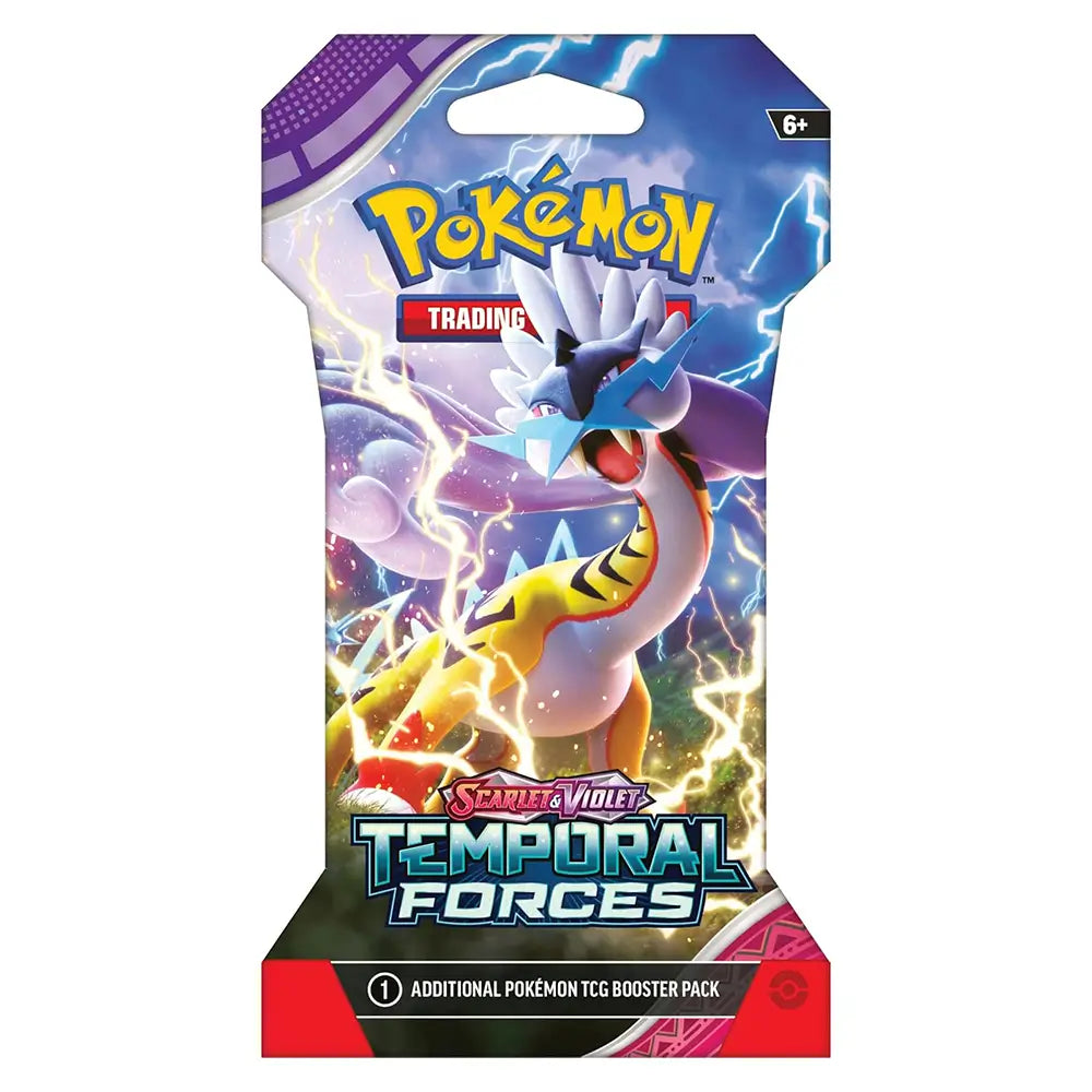 Pokemon TCG Scarlet & Violet Temporal Forces Sleeved Booster Pack (10 Cards)