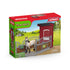 Schleich Farm World Ponybox with Mustang Mare