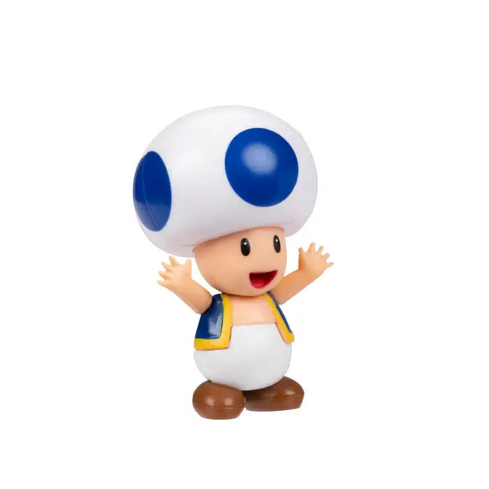Super Mario Blue Toad 2.5-Inch Figure
