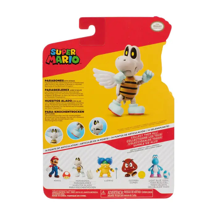 Super Mario Parabones with Wings 4-Inch Action Figure