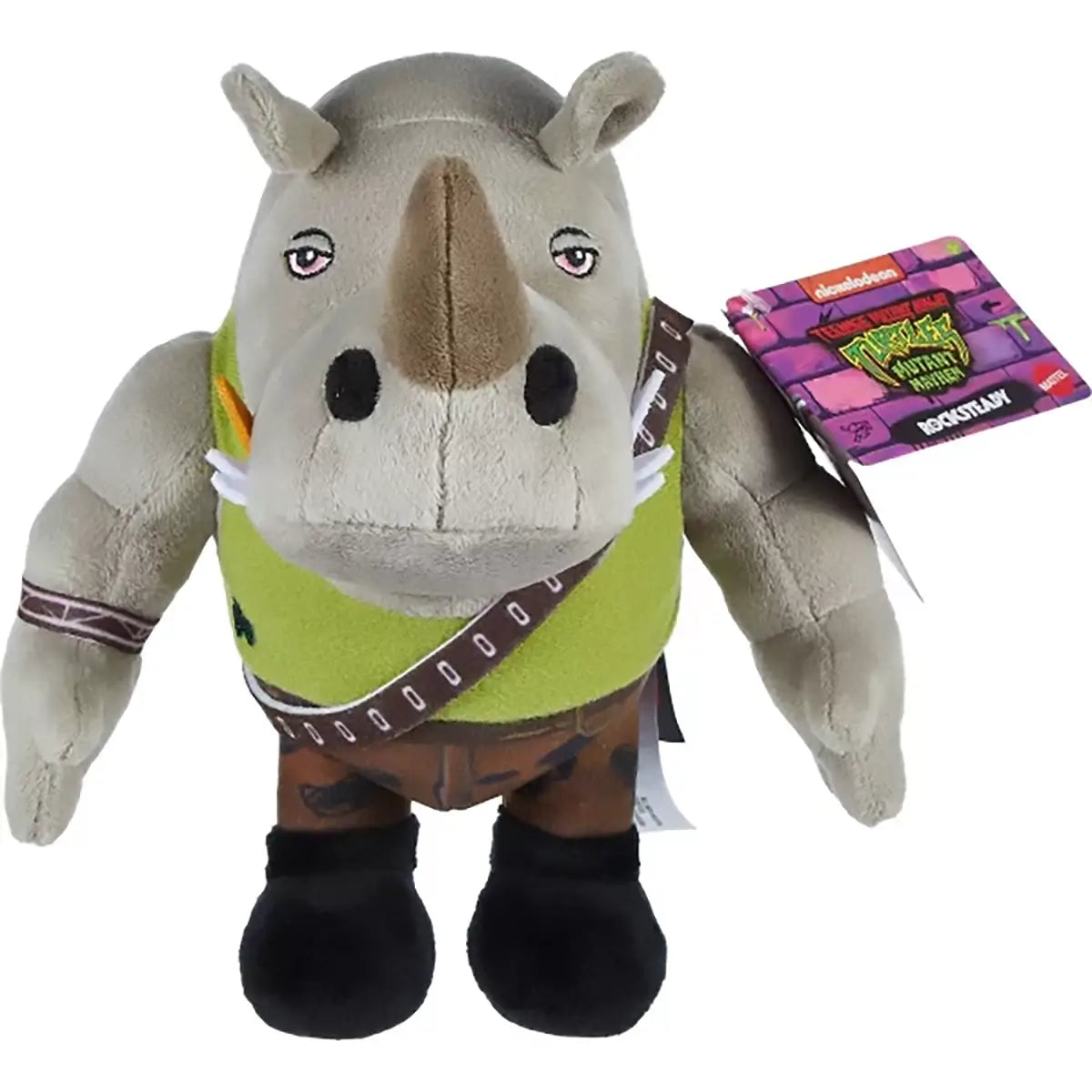 Teenage Mutant Ninja Turtles Mutant Mayhem Rocksteady 8-Inch Plush with tag