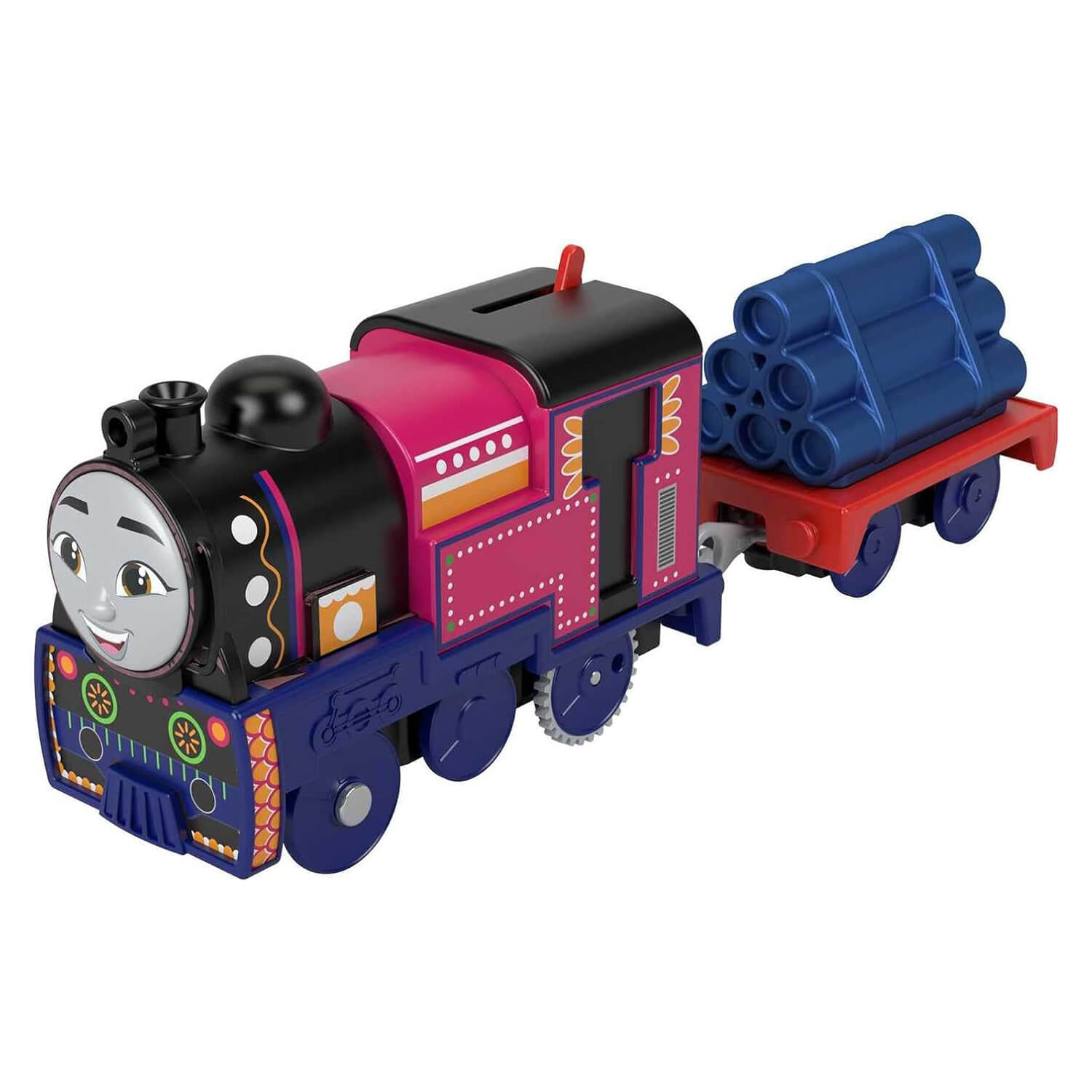 Thomas And Friends Ashima Motorized Train Engine With Cargo