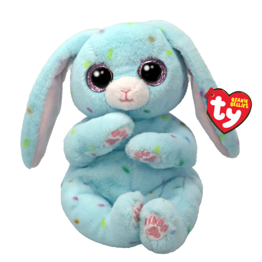 Ty Beanie Bellies Skippy the Blue Bunny Plush