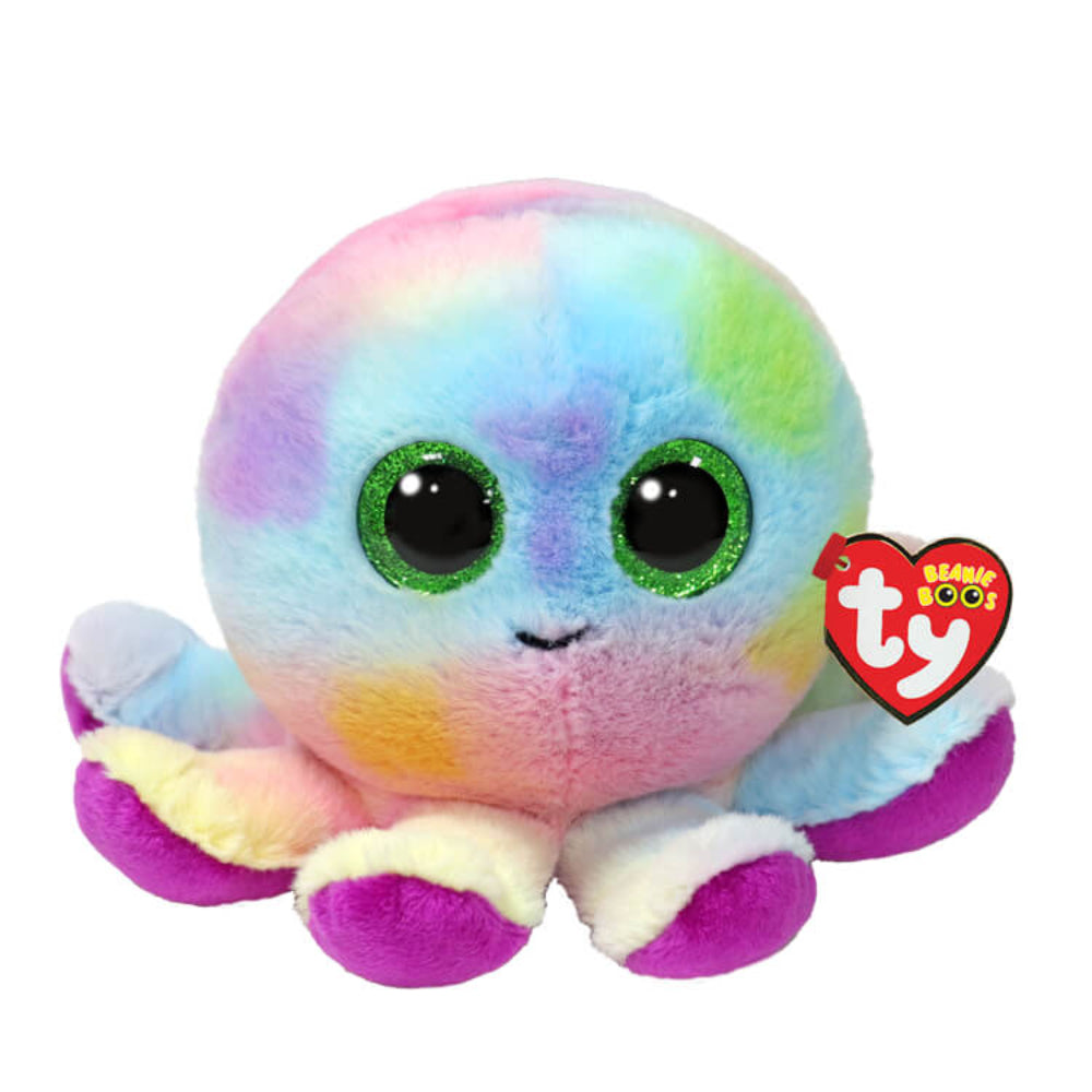 Ty Beanie Boos Bubbles the Pastel Octopus Plush