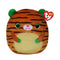 Ty Beanie Squishies Tiggy the Brown Tiger 10-Inch Plush
