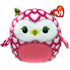 Ty Beanie Squishies Tootie the Pink Owl 10-Inch Plush