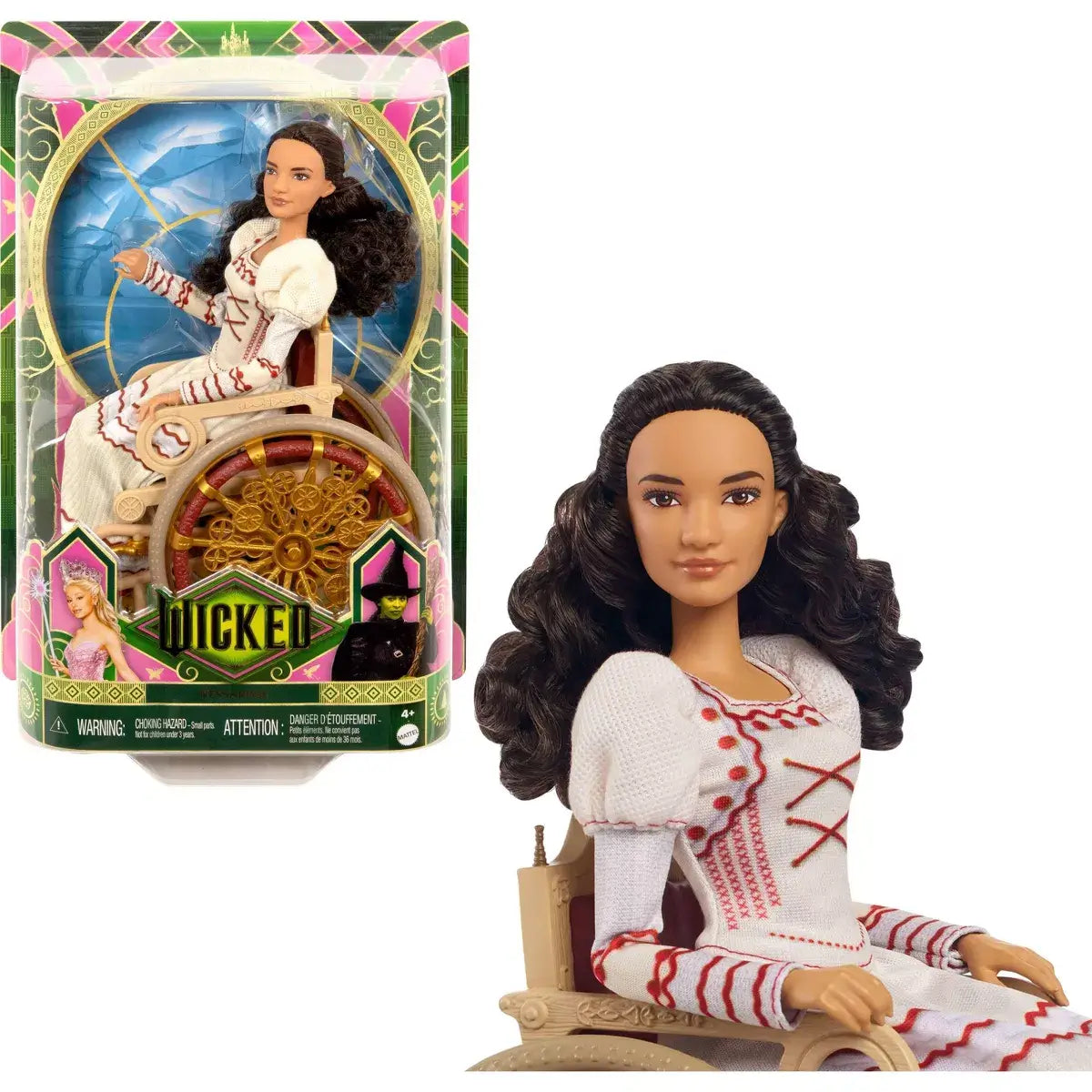 Wicked Nessarose Fashion Doll with Wheelchair and packaging