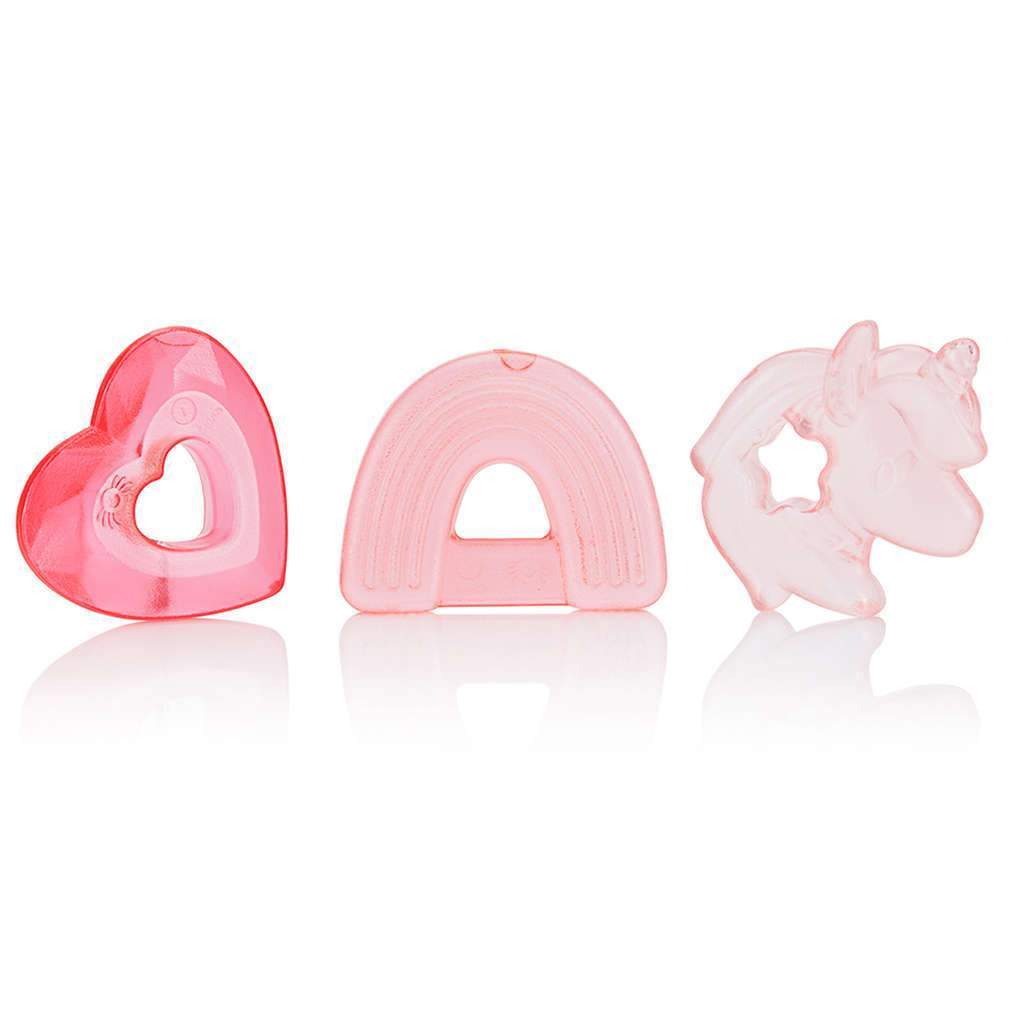 Itzy Ritzy Cutie Coolers Unicorn Water Filled Teethers (3-Pack)