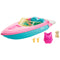 Mattel Barbie Boat with Puppy and Accessories, Fits 3 Dolls, Floats in Water