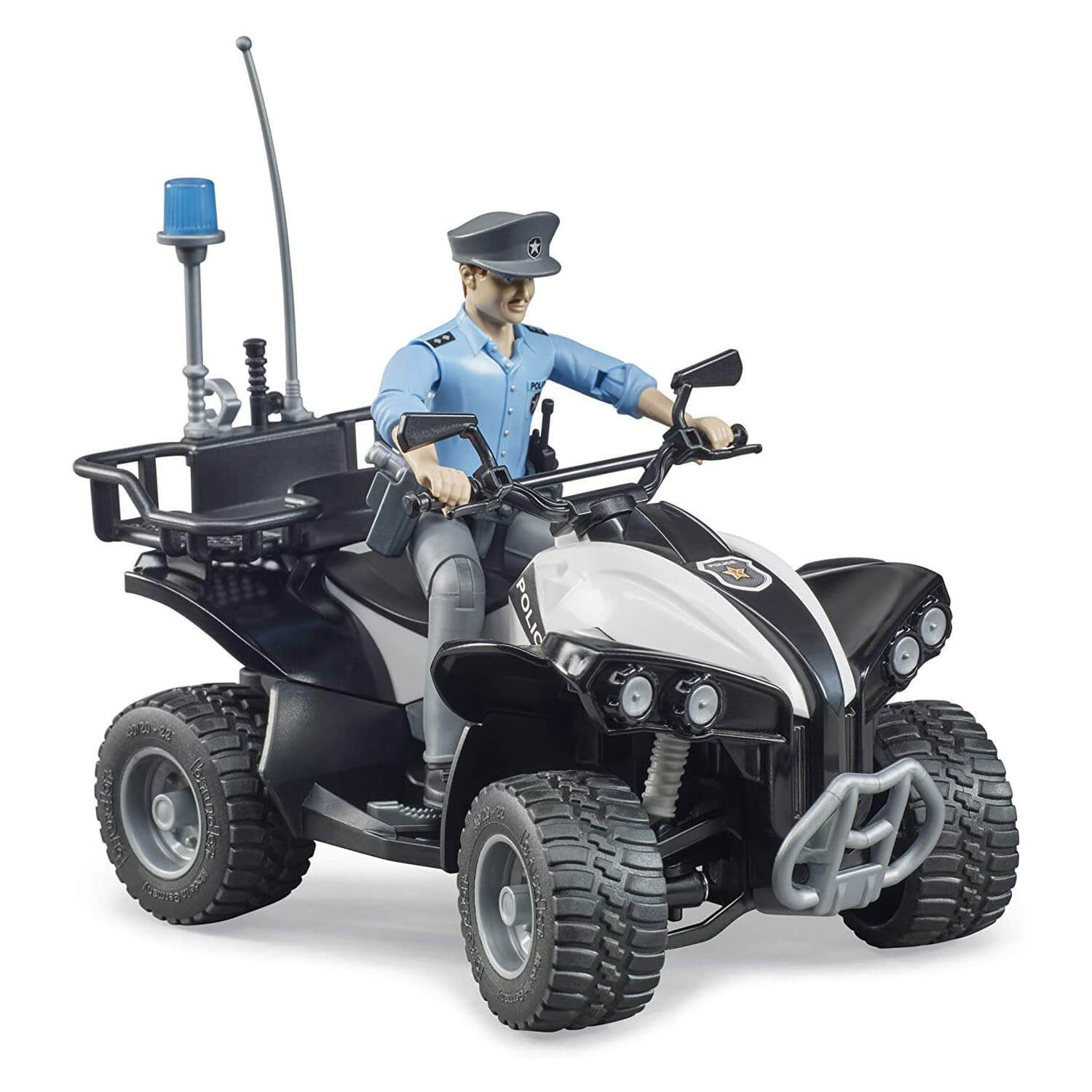 Bruder Pro Series Police Quad with Policeman and Accessories