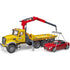 Bruder Pro Series MACK Granite Tow Truck with Bruder Roadster