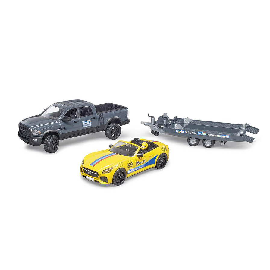 Bruder Pro Series RAM 2500 Power Wagon with Roadster Racing Team