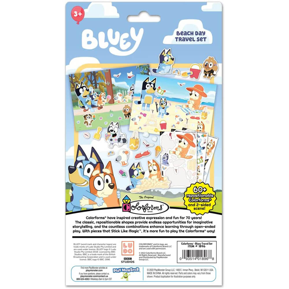 Colorforms Bluey Travel Set