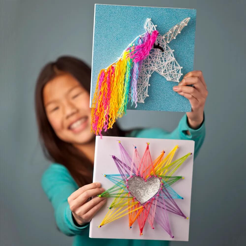 Craft-tastic Unicorn String Art Craft Set