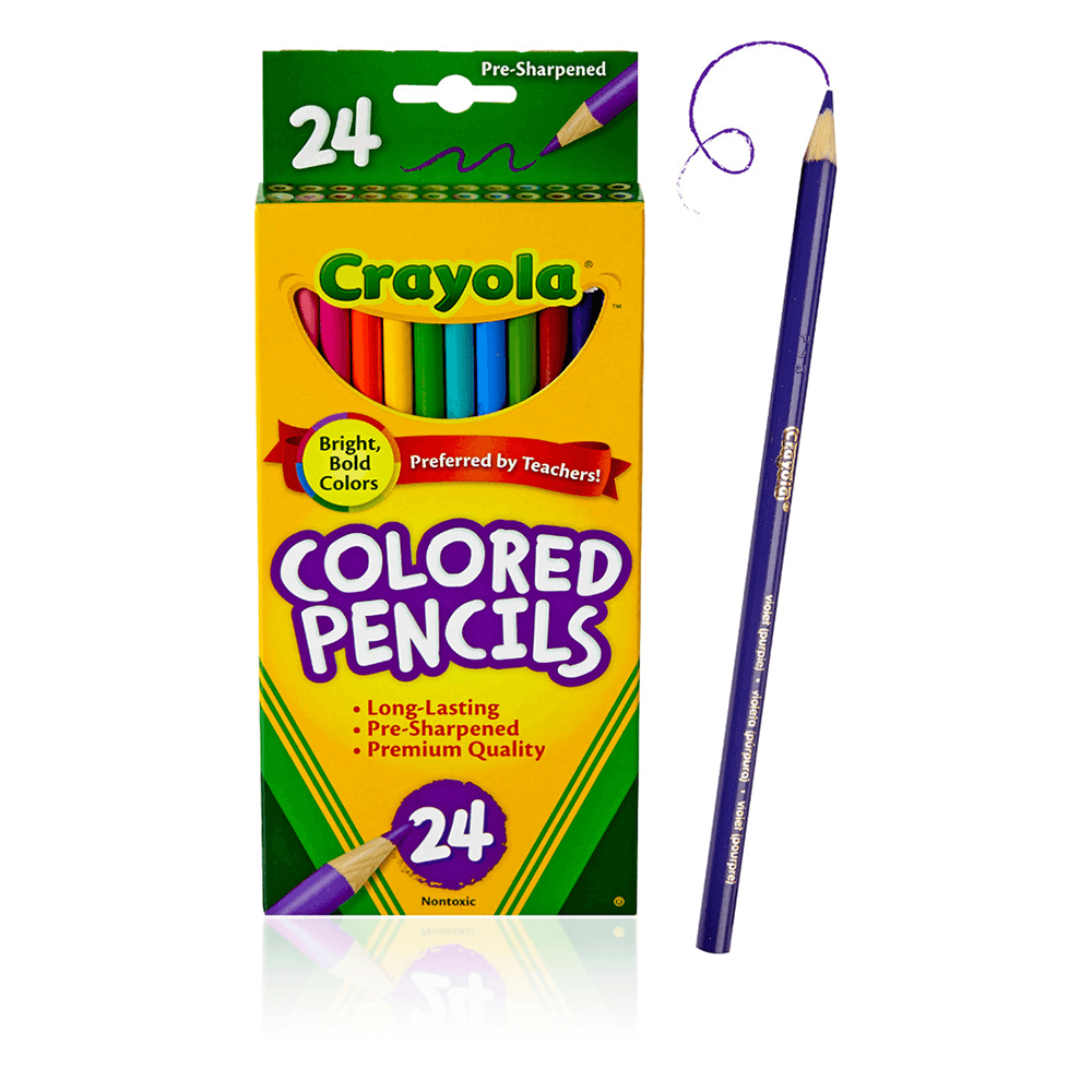 Crayola 24ct Pre-Sharpened Colored Pencils