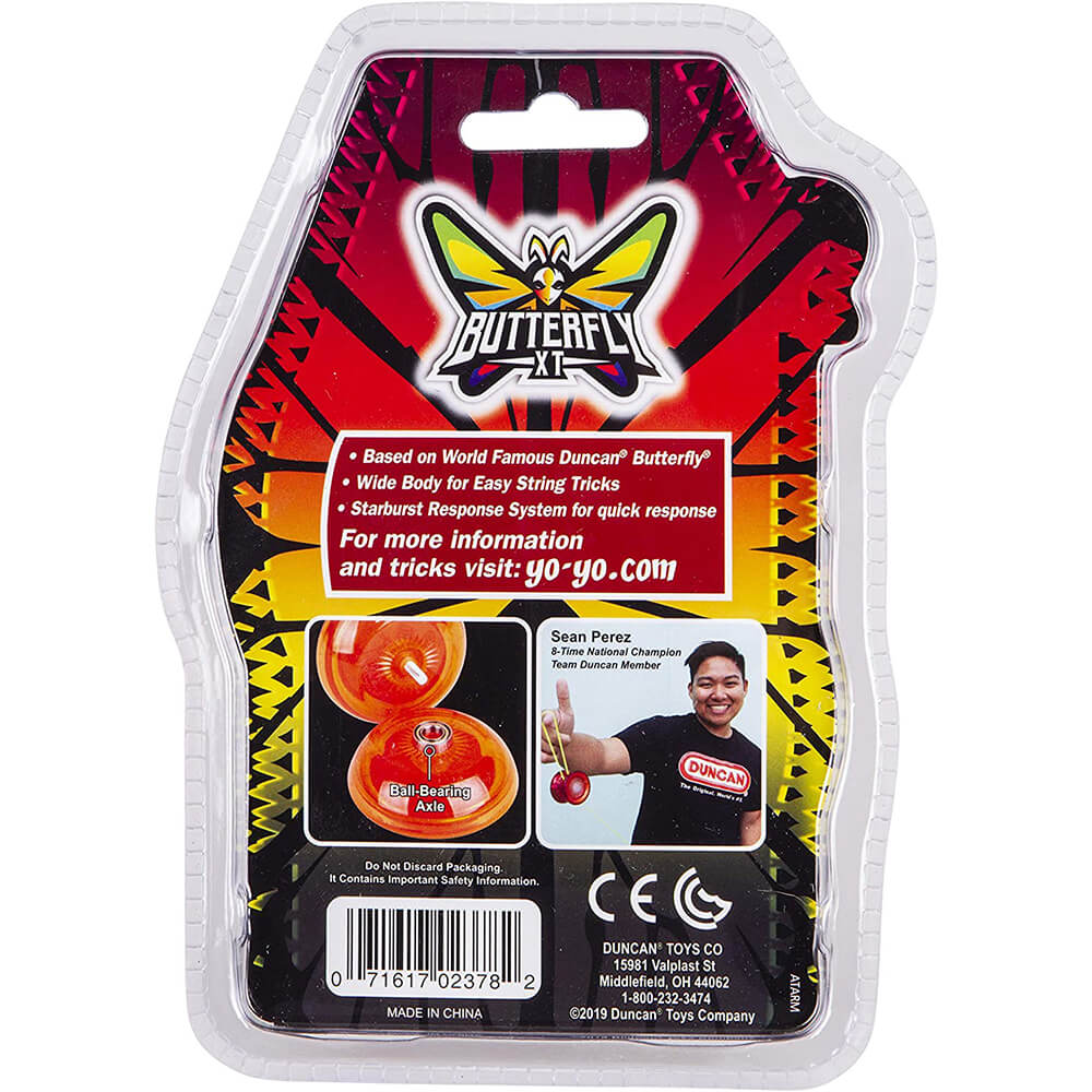 Duncan Butterfly Xt Intermediate Yo-Yo With Ball-Bearing Axle