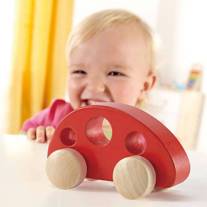 Hape Wooden Red Minivan