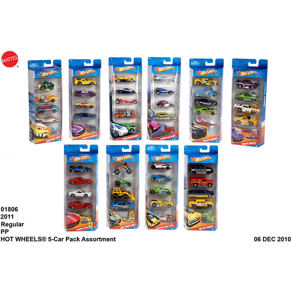 Hot Wheels 5-Car Pack