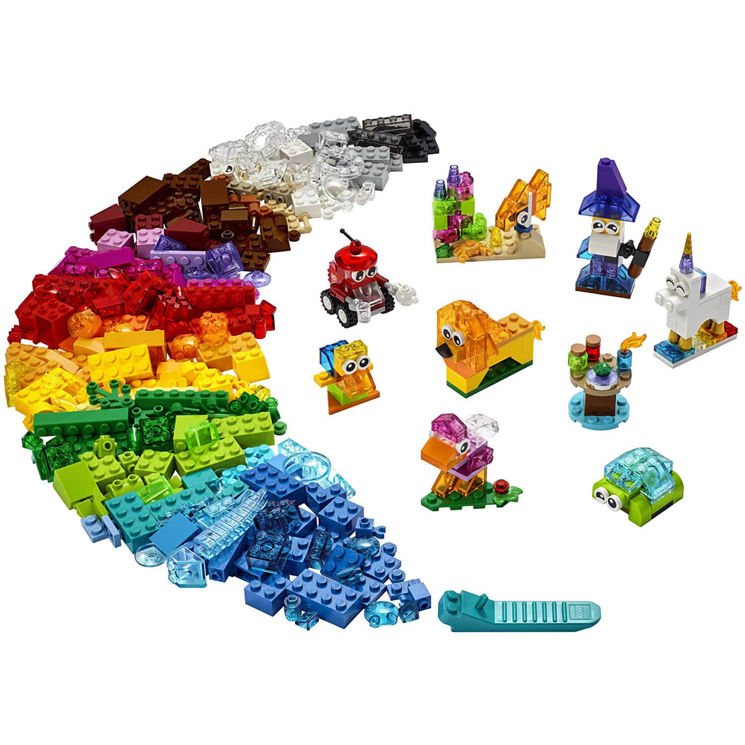 LEGO Classic Creative Transparent Bricks 500 Piece Set (11013)