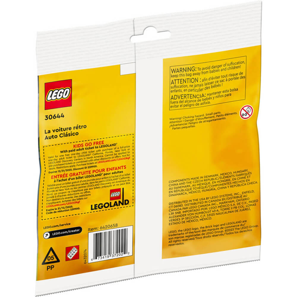 LEGO® Creator Vintage Car 59 Piece Building Kit (30644)