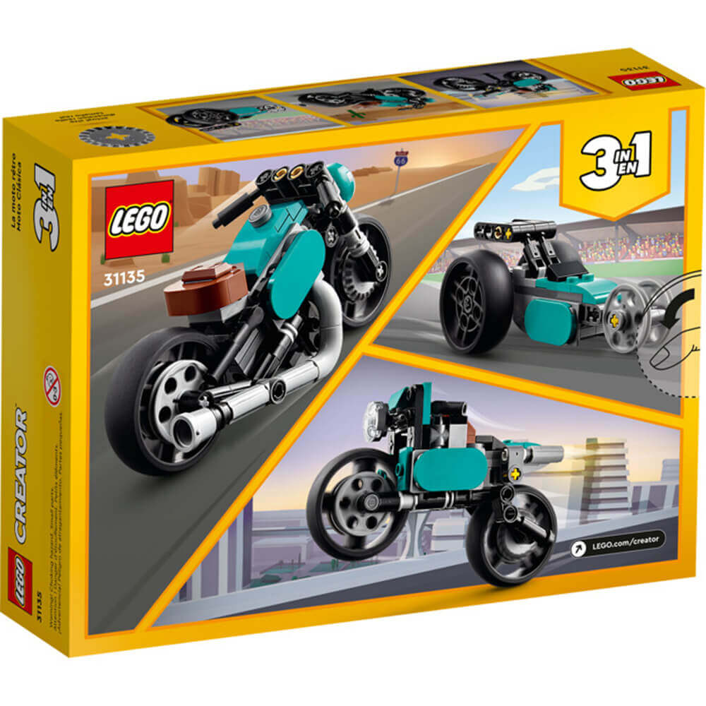 LEGO® Creator Vintage Motorcycle 128 Piece Building Kit (31135)