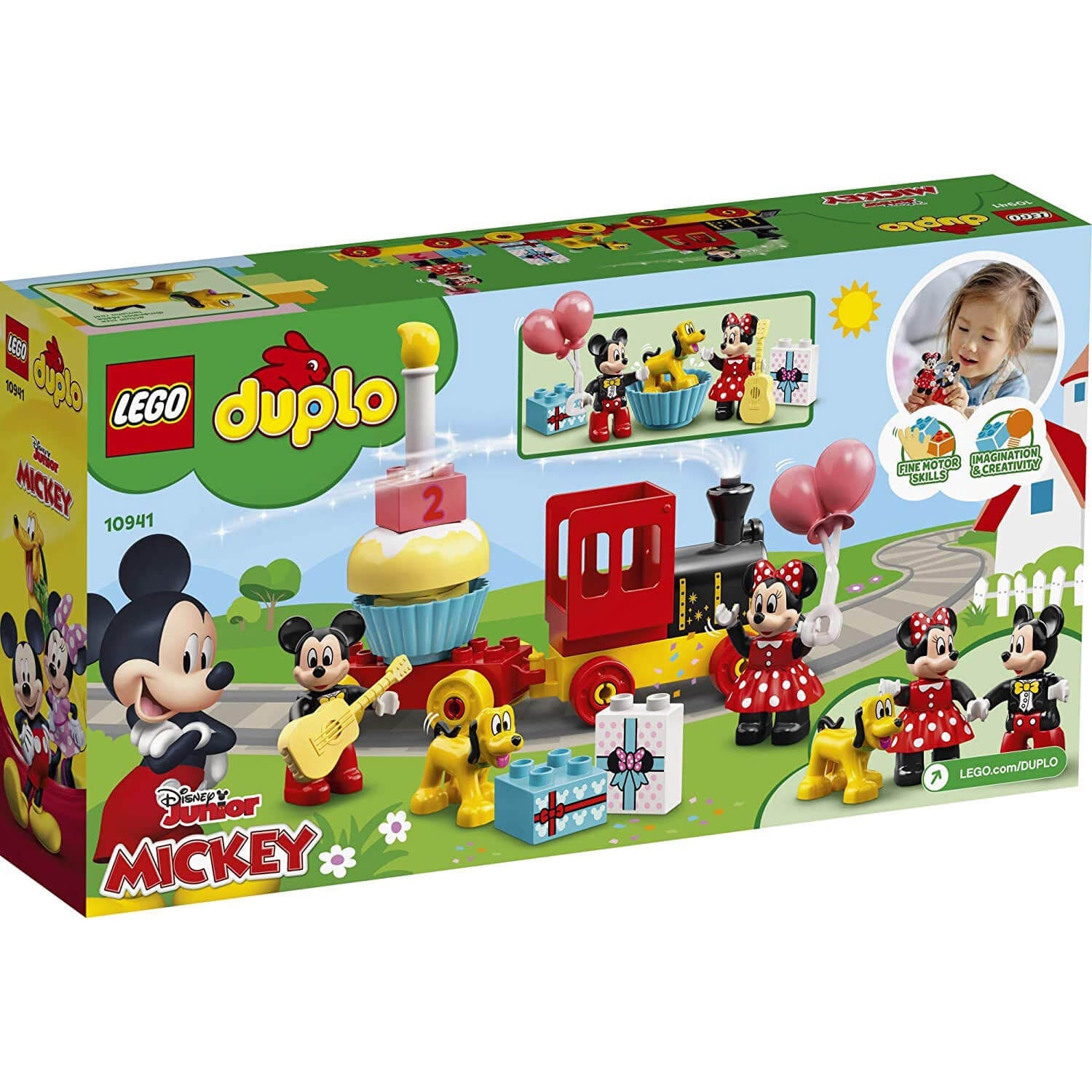 LEGO DUPLO Disney Mickey & Minnie Birthday Train 22 Piece Set