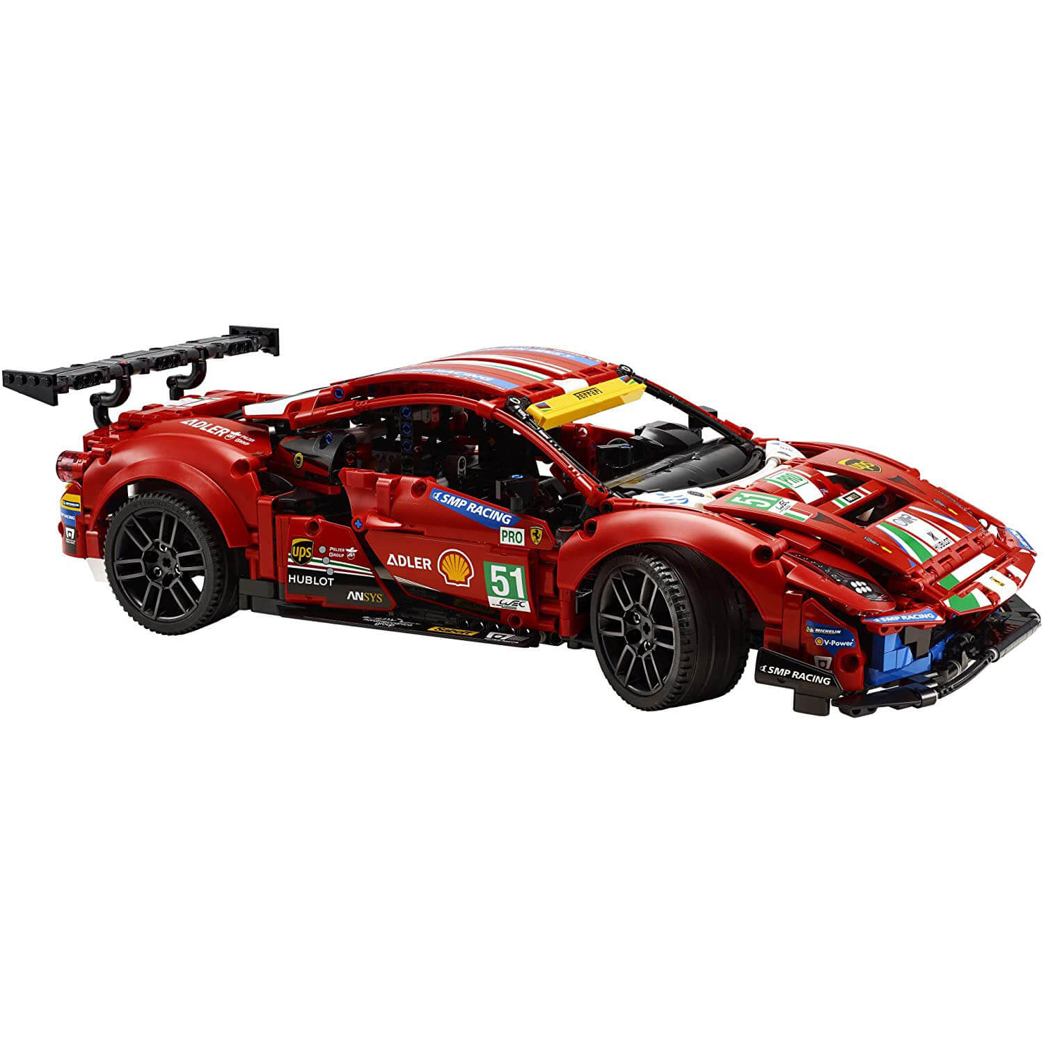 LEGO Technic Ferrari 488 GTE “AF Corse #51” 1677 Pc Set (42125)