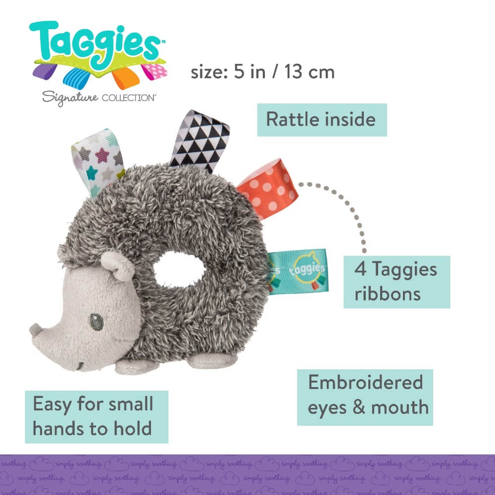 Mary Meyer Taggies Heather Hedgehog Rattle