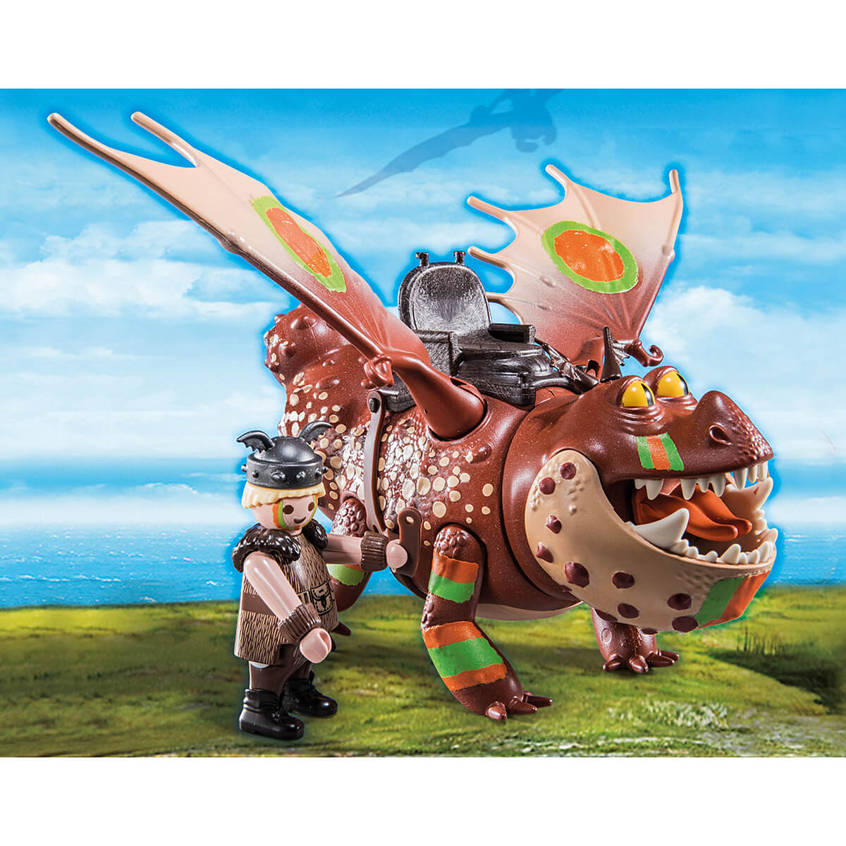 PLAYMOBIL Dragons Race to the Edge Fishlegs & Meatlug