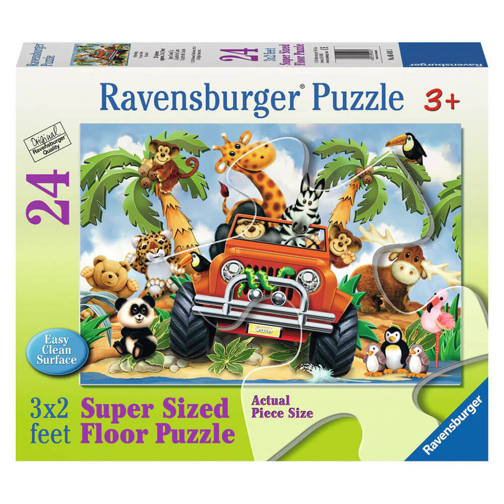 Ravensburger 24 pc Super Sized Floor Puzzles - 4-Wheeling