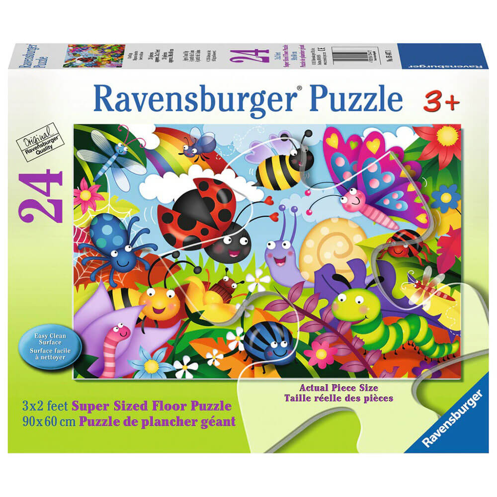 Ravensburger 24 pc Super Sized Floor Puzzles - Cute Bugs