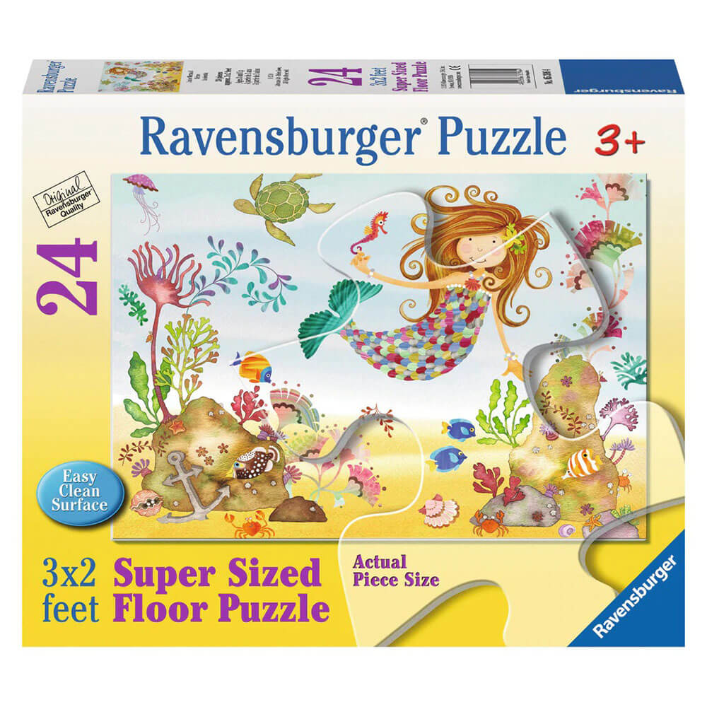 Ravensburger 24 pc Super Sized Floor Puzzles - Junior Mermaid