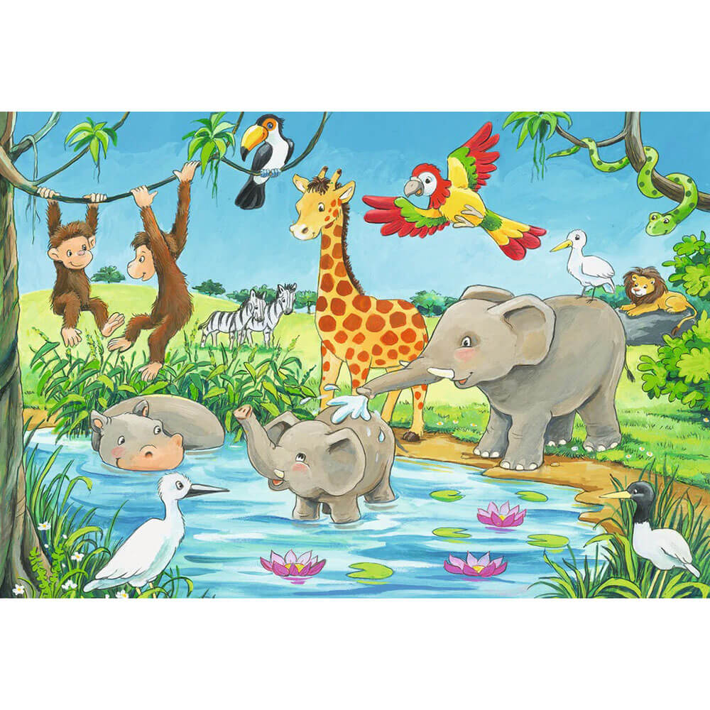 Ravensburger 24 pc Super Sized Floor Puzzles - Waterhole Fun