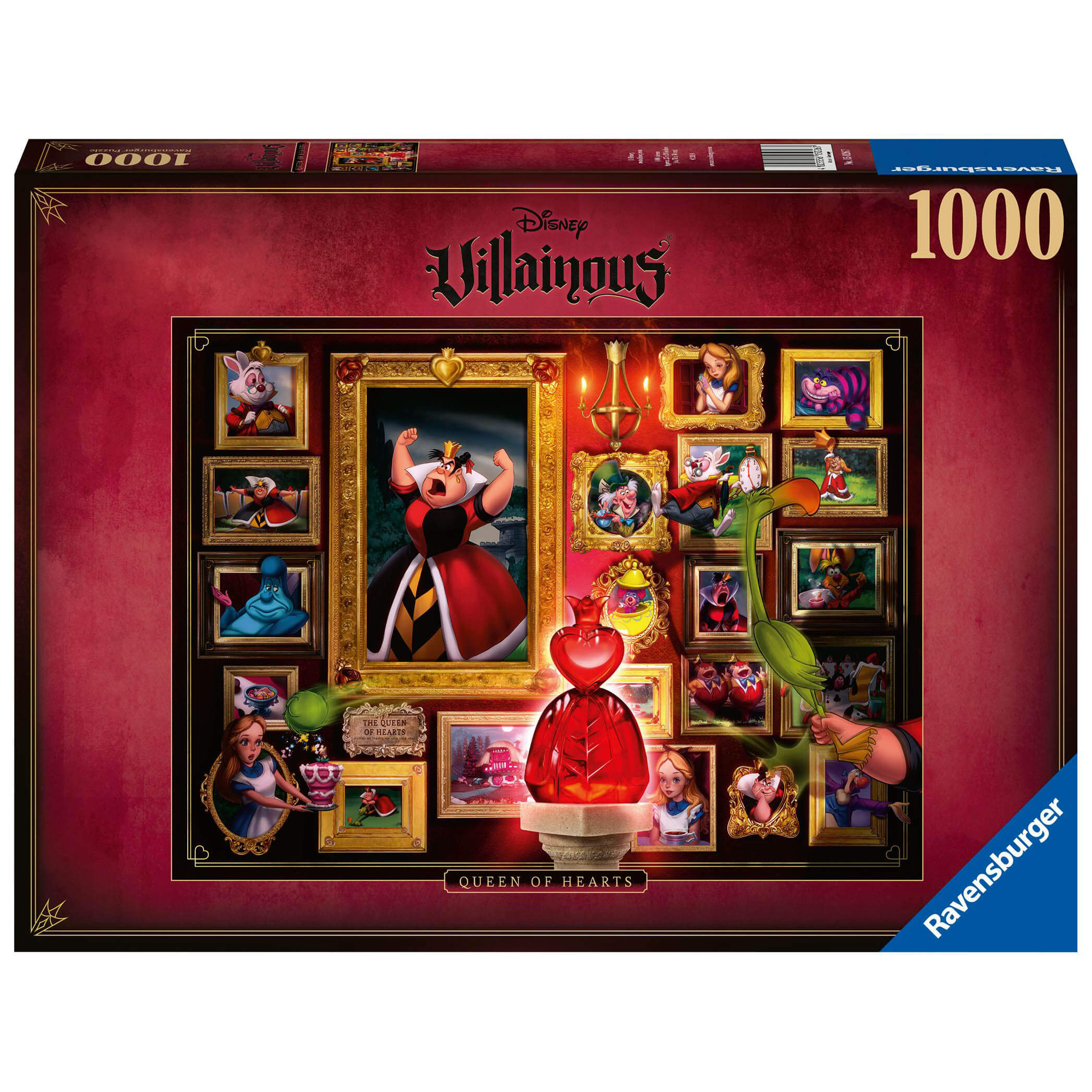 Ravensburger Disney Villainous Queen of Hearts 1000 Pc