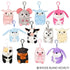 Rhode Island Novelty 4" Belly Buddy Farm Plush Clip (Styles Vary)