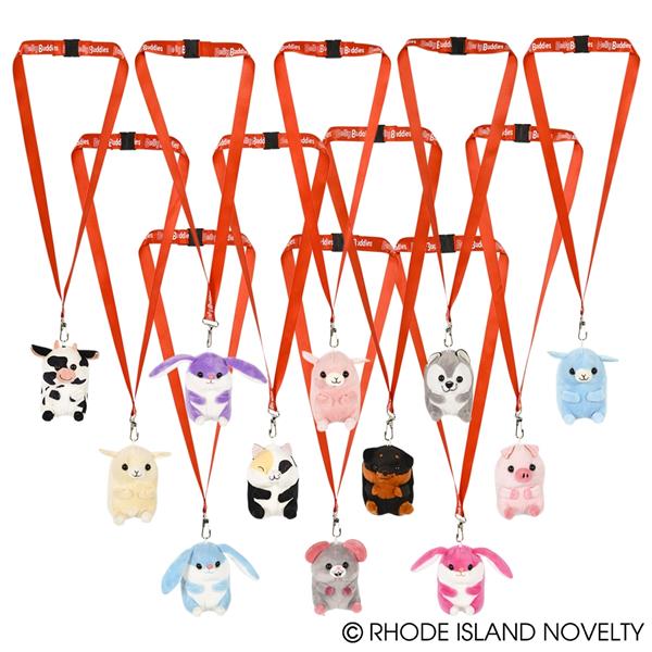 Rhode Island Novelty 4" Lanyard Belly Buddy Farm (Styles Vary)