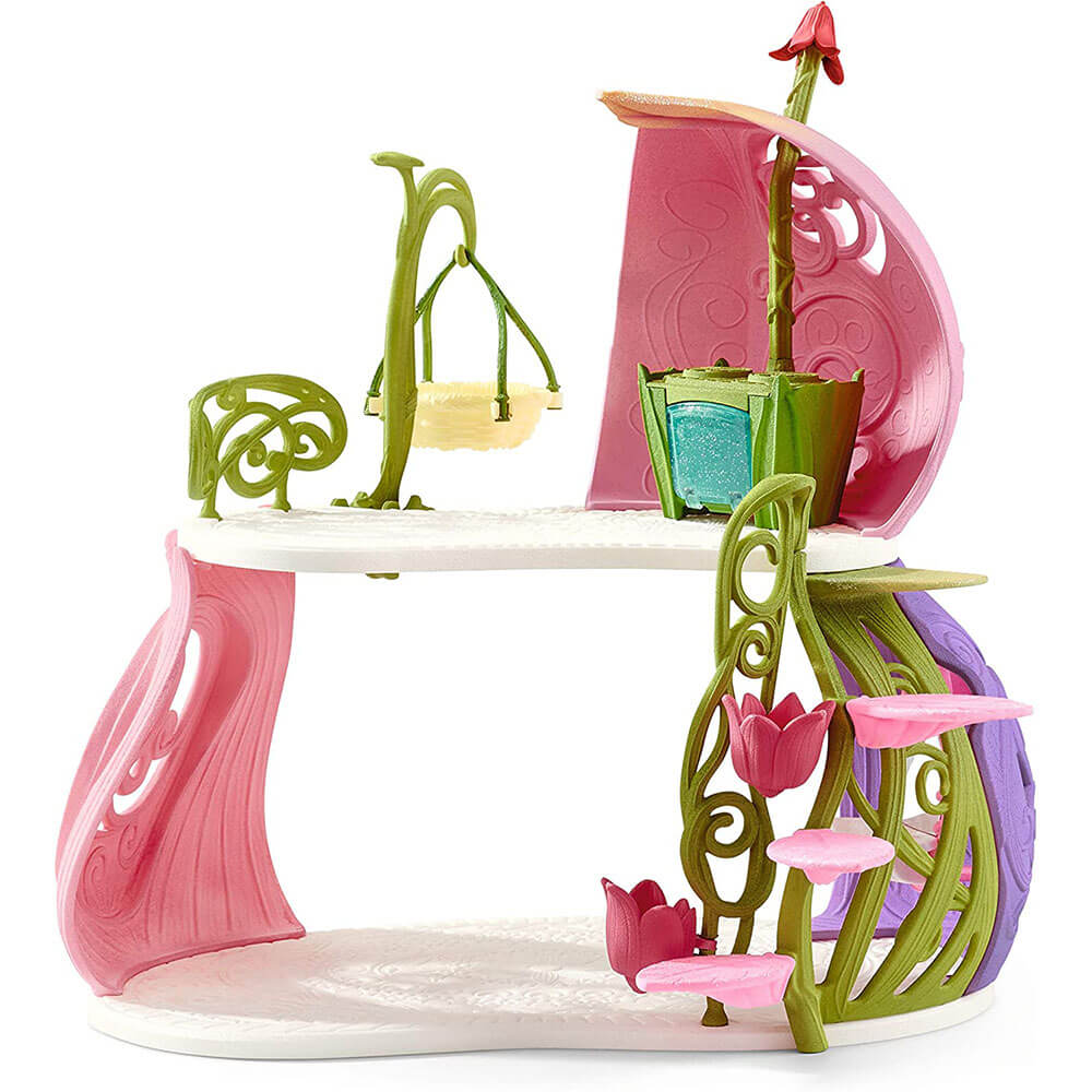 Schleich Bayala Glittering Flower House with Unicorns Lake and Stable Playset