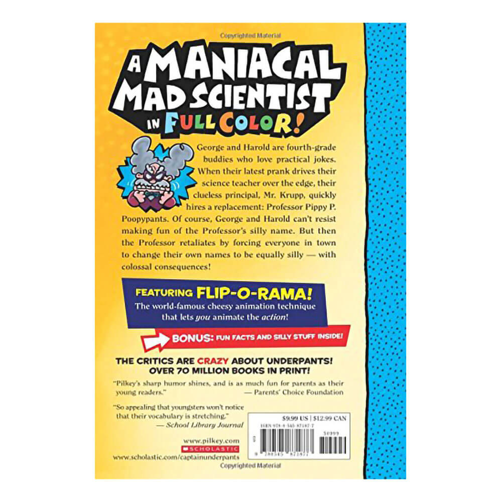 Captain Underpants Perilous Plot of Professor Poopypants