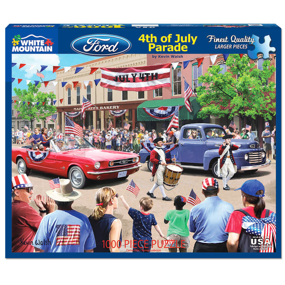 White Mountain Puzzles 4th of July Parade 1000 Piece Puzzle