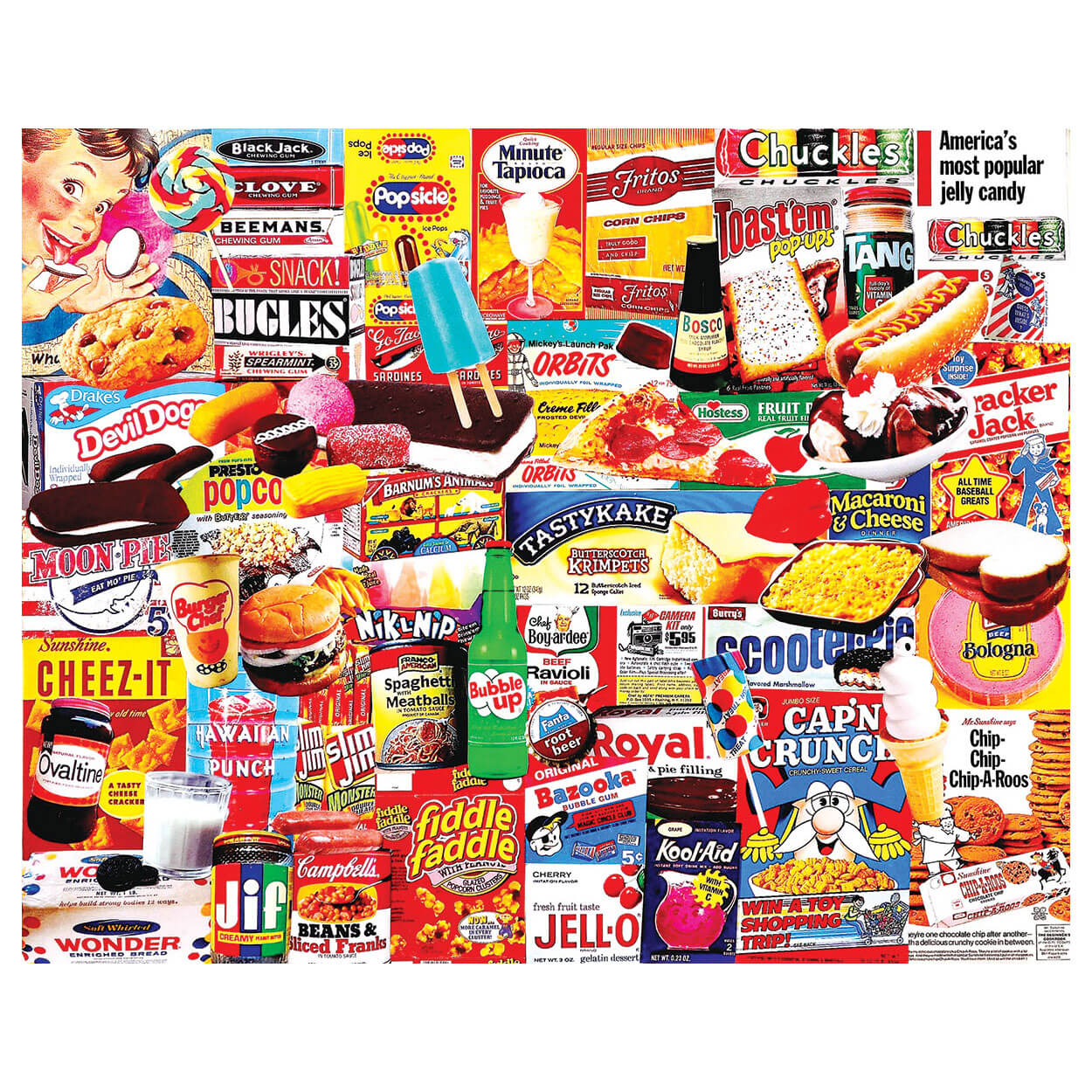 White Mountain Puzzles Things I Ate As a Kid Puzzle