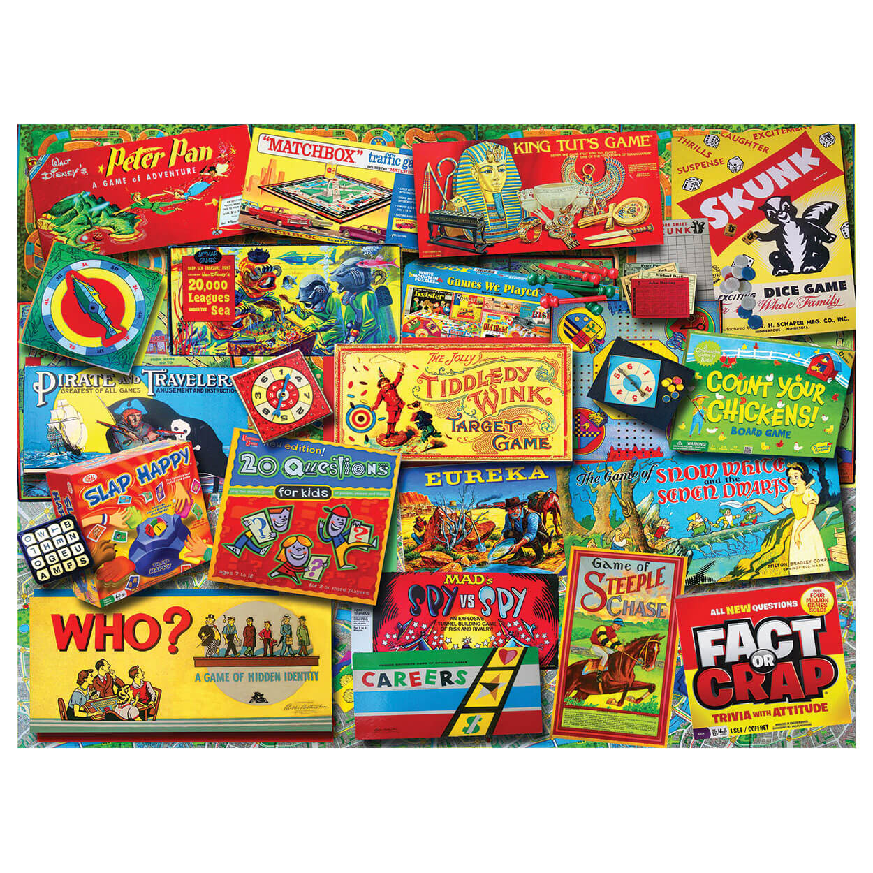 White Mountain Puzzles Family Game Night 550 Piece