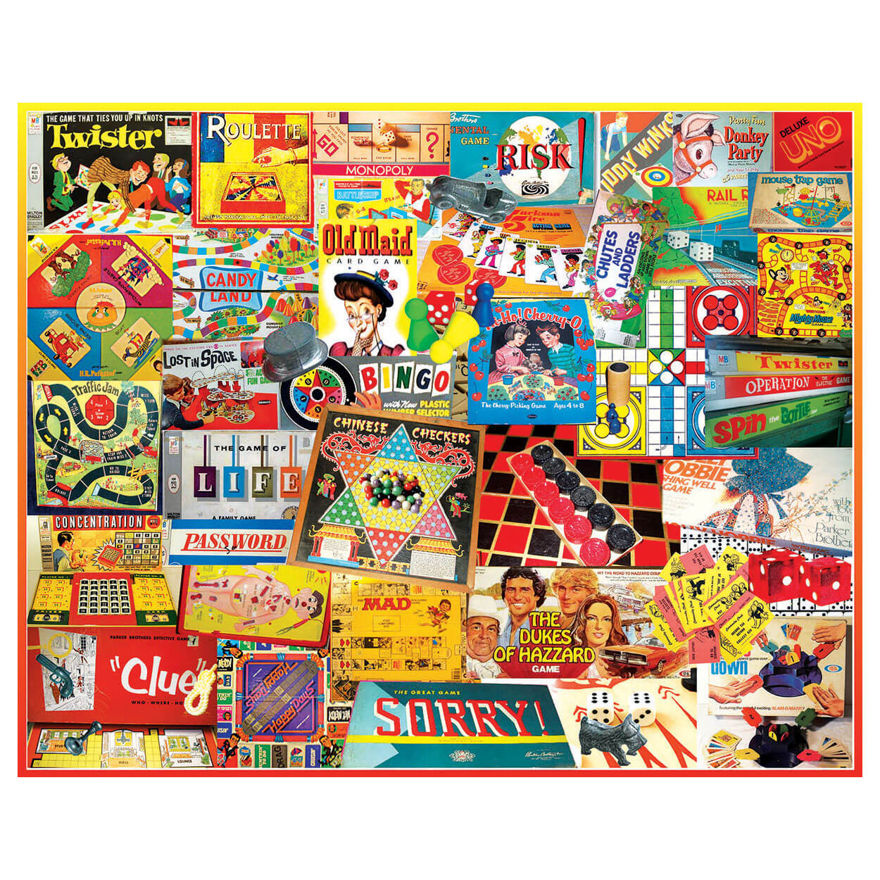 White Mountain Puzzles The Games We Played 1000 Piece Puzzle